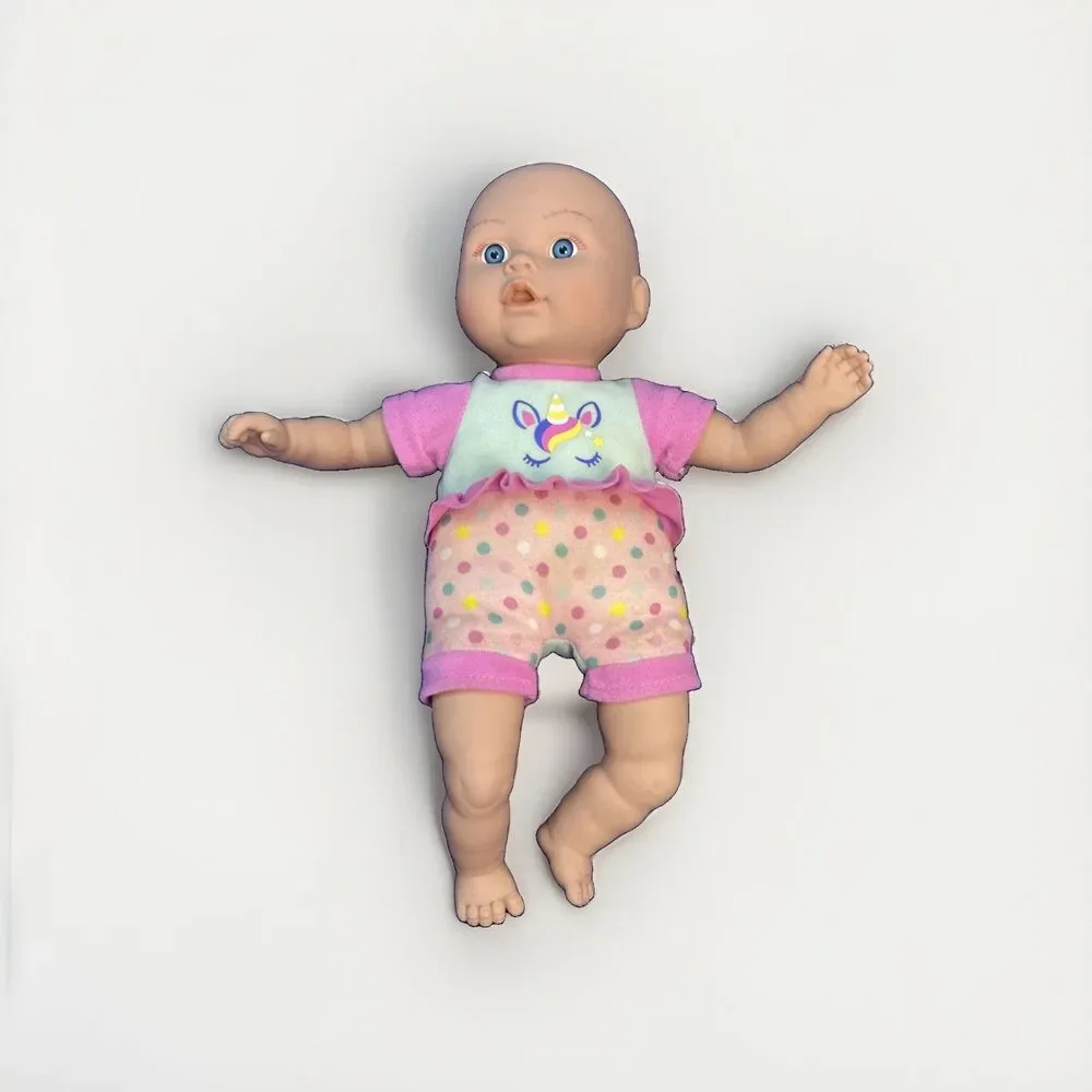 Cititoy Unicorn Dots Baby Doll Pink Purple 12